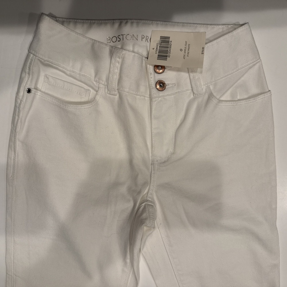 Boston Proper ATRC White Ankle Skinny Jeans Size 0 New - New with Tags / NWTs